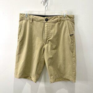Nitrous Black Men's Stretch Hybrid Shorts Size 29 Khaki Tan Golf Swim Board